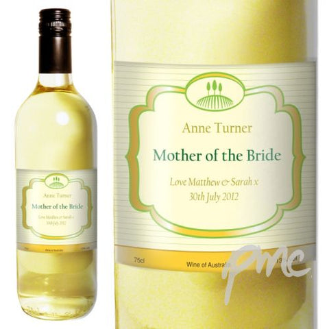 Personalised White Wine Classic Label