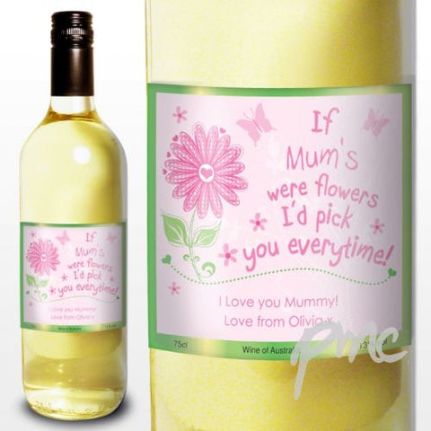 Personalised Id Pick You White Wine