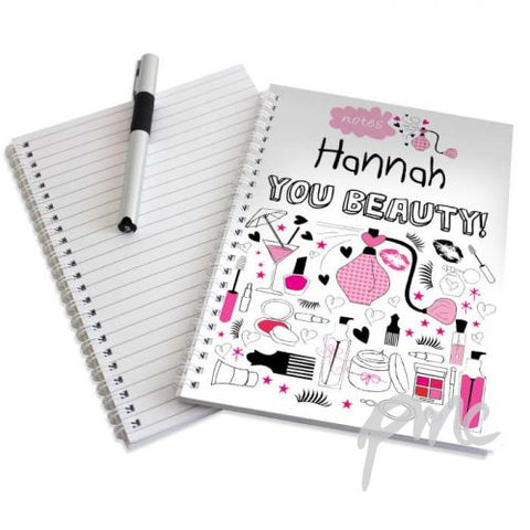 Personalised Pamper A5 Notebook