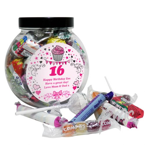 Personalised Big Age Sweet Jar