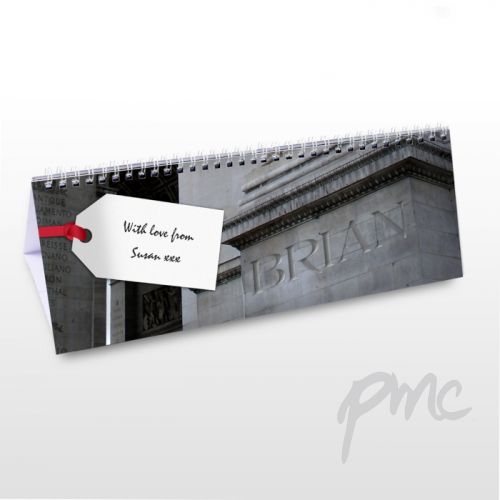 Personalised Big Building Desk Calendar