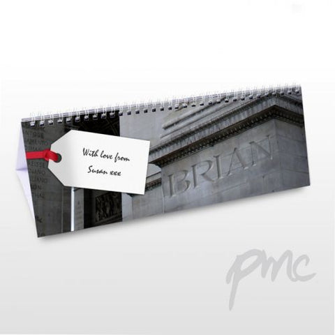 Personalised Big Building Desk Calendar