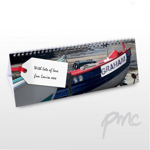 Personalised Boats Desk Calendar