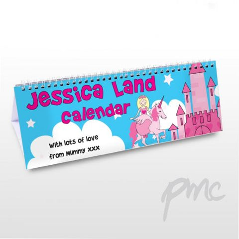 Personalised Princess Desk Calendar
