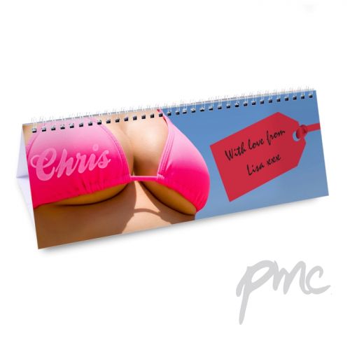 Personalised Hot Chicks Desk Calendar