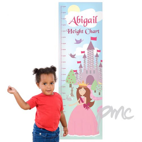 Personalised Fairy Tale Princess Height Chart