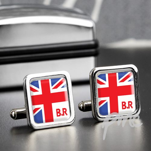 Personalised Union Jack Cufflinks