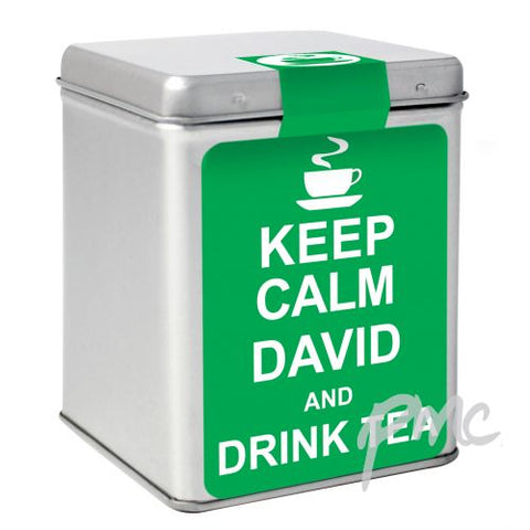 Personalised Keep Calm Tea & Tin