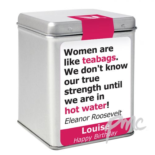Personalised True Strength Tea & Tin