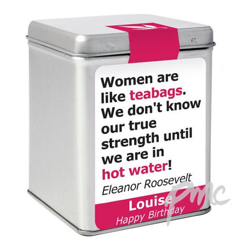 Personalised True Strength Tea & Tin