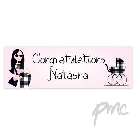Personalised Fabulous Mum to Be Banner