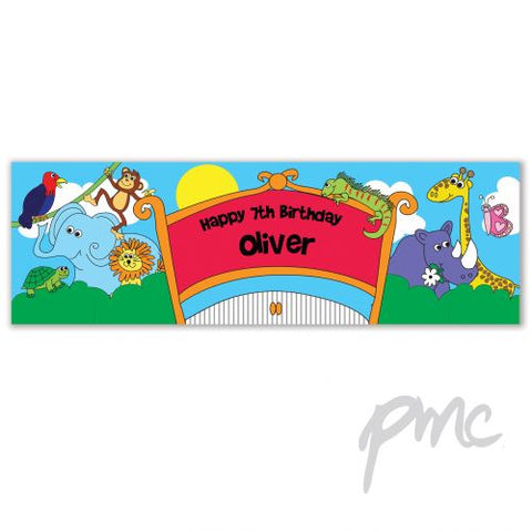 Personalised Zoo Banner