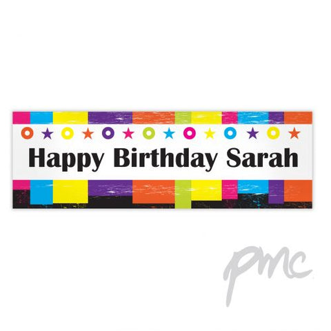Personalised Rainbow Banner