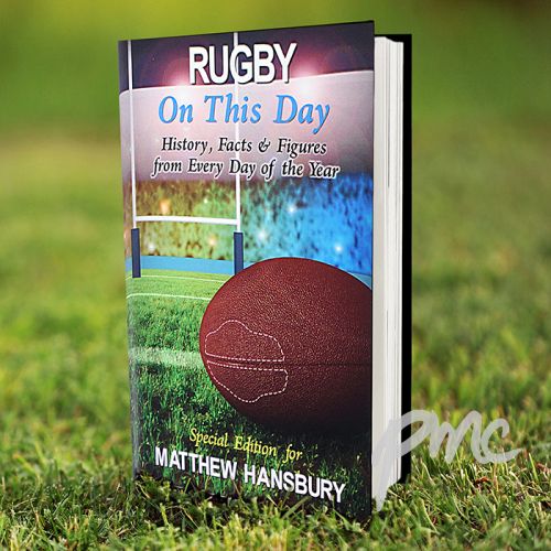 Personalised Rugby On This Day Book
