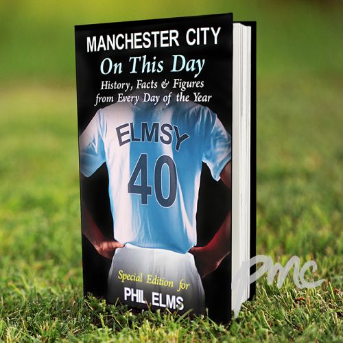 Personalised Manchester City On This Day Book
