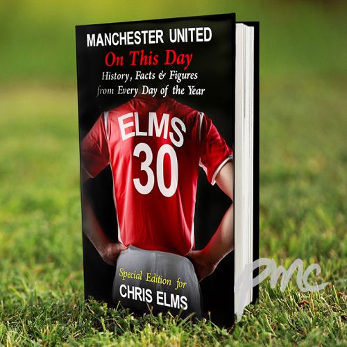 Personalised Manchester United On This Day Book