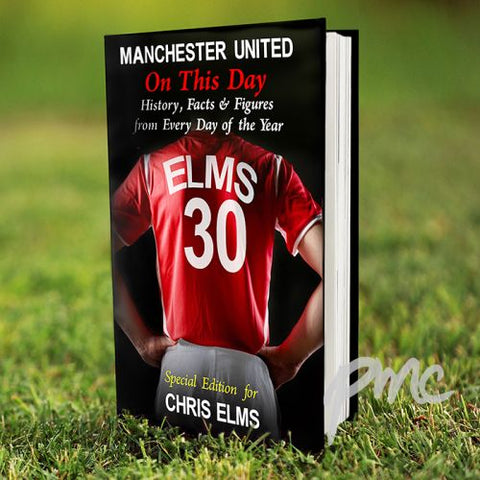Personalised Manchester United On This Day Book
