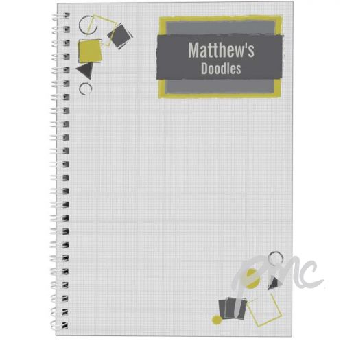 Personalised Retro Style A5 Notebook
