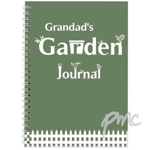 Personalised Garden Journal A5 Notebook
