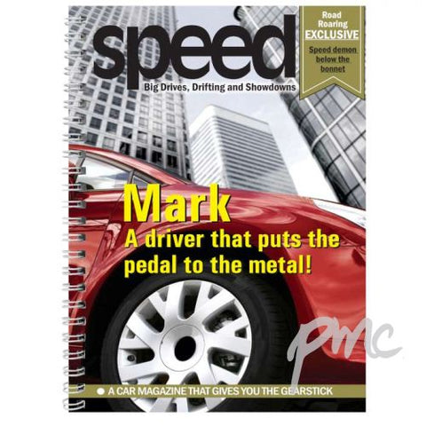 Personalised Speed A5 Notebook