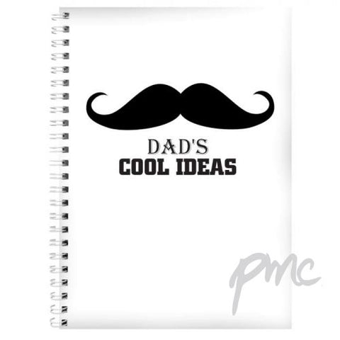 Personalised Moustache A5 Notebook