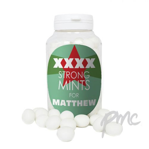 Personalised XXXX Strong Mints