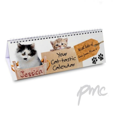 Personalised Your Cat-tastic Desk Calendar