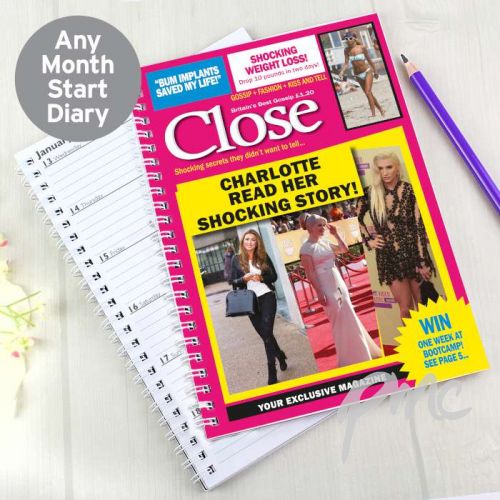 Personalised Close A5 Diary