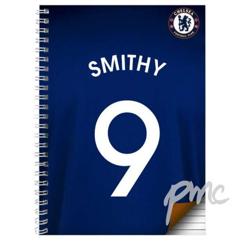 Personalised Chelsea A5 Notebook