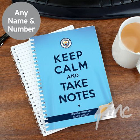 Personalised Manchester City Keep Calm A5
