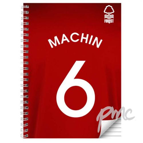 Personalised Nottingham Forest A5 Notebook