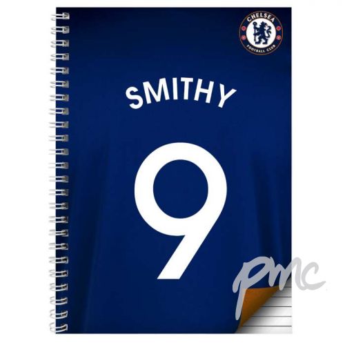 Personalised Chelsea A4 Notebook