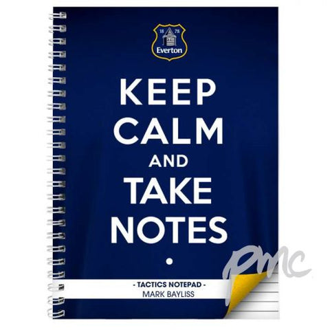 Personalised Everton Keep Calm A4 Notebook