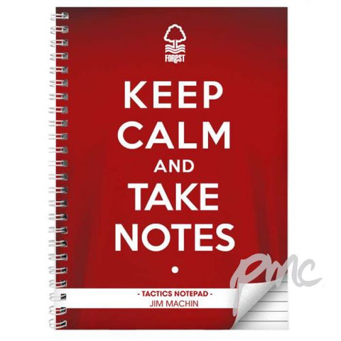 Personalised Nottingham Forest Keep Calm A4 Notebook