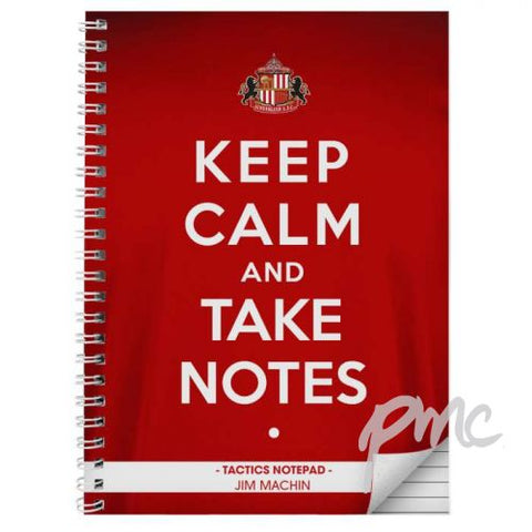 Personalised Sunderland Keep Calm A4 Notebook