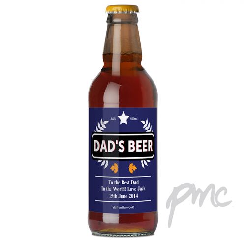 Personalised Blue Wheat Beer
