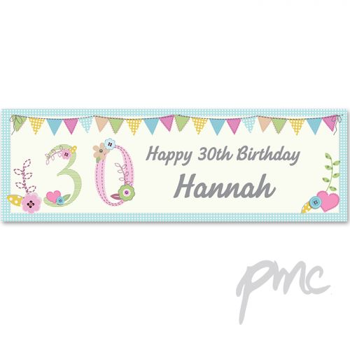 Personalised Birthday Craft Banner