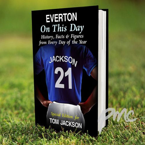 Personalised Everton on this Day Book