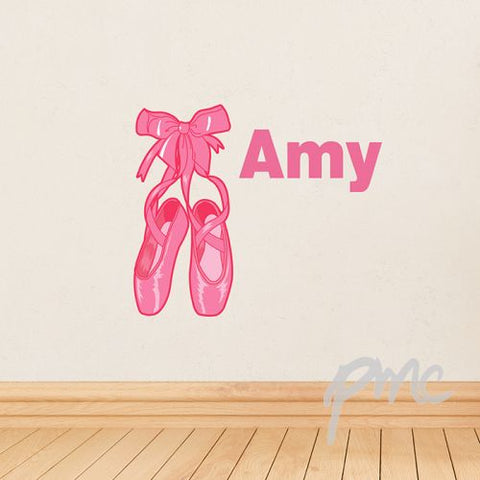 Personalised Ballerina Shoes Wall Art
