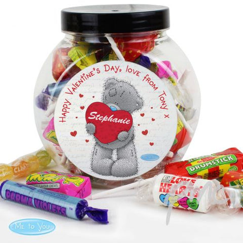 Personalised Me to You Big Heart Sweet Jar