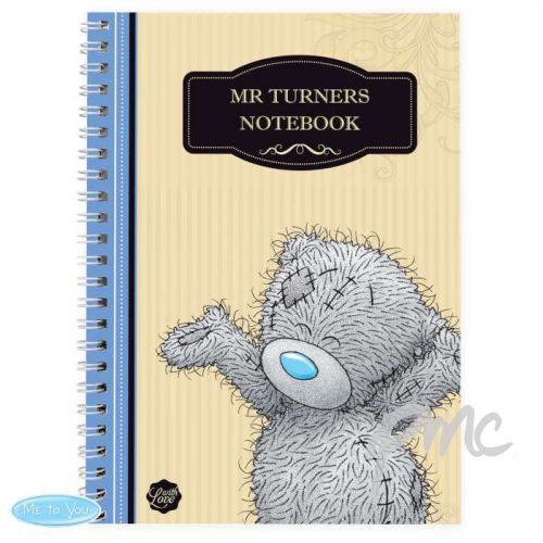 Personalised Me to You For Him Paperback A5 Notebook