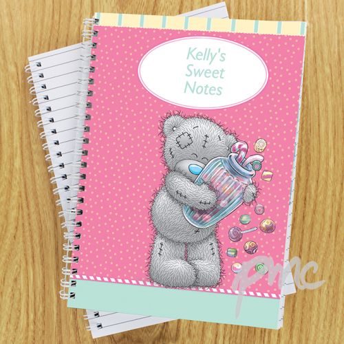 Personalised Me to You Candy Girl A5 Notebook