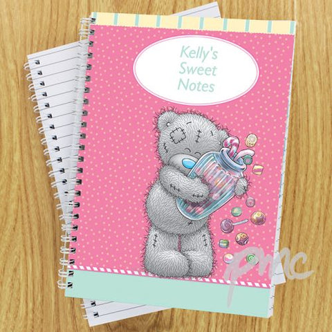 Personalised Me to You Candy Girl A5 Notebook