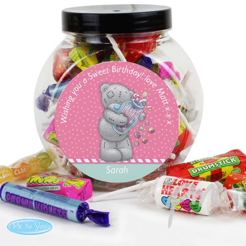 Personalised Me to You Candy Girl Sweets Jar