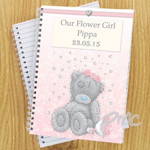 Personalised Me To You Girls Wedding A5 Notebook