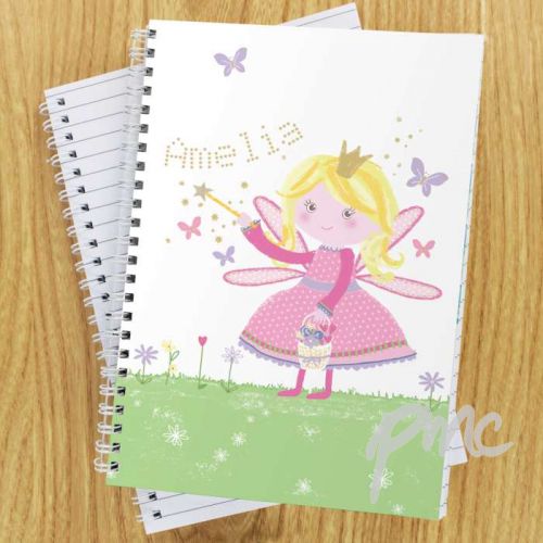 Personalised Garden Fairy A5 Notebook