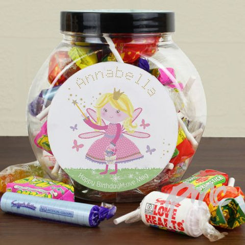 Personalised Garden Fairy Sweets Jar