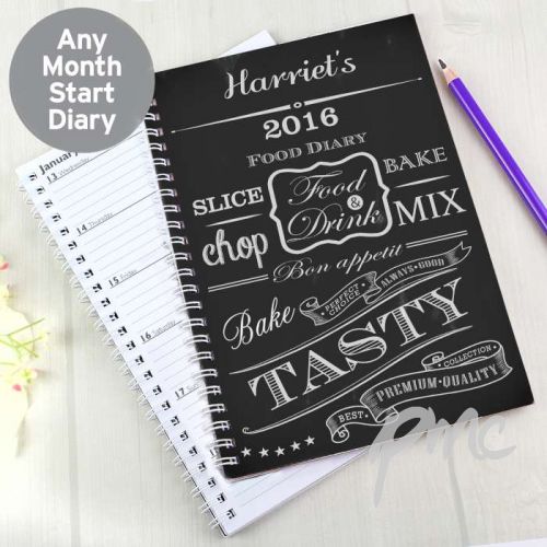 Personalised Recipes A5 Diary