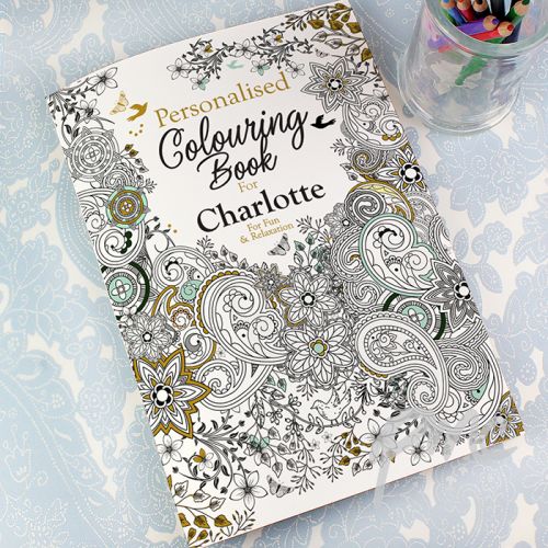 Personalised Botanical Colouring Book