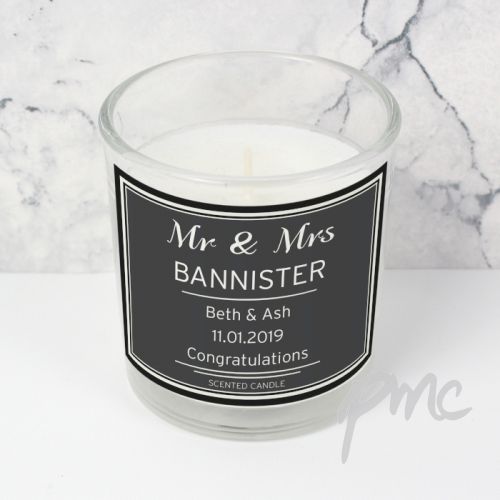 Personalised Classic Scented Jar Candle